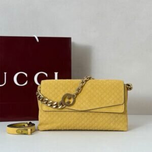 Gucci medium shoulder bag with chain luxury designer handbag