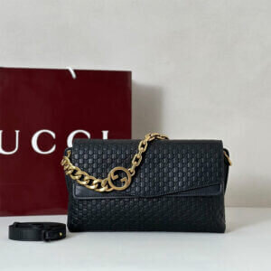 Gucci medium shoulder bag with chain luxury designer handbag