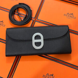 Shop Back Hermes Maillon To Go wallet