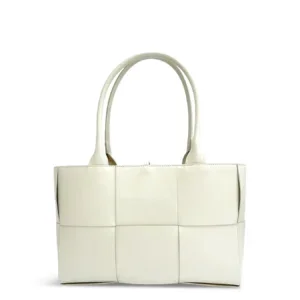 Elegant stone textured structured tote handbag for women fashion accessory