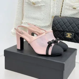 Pink Chanel Slingbacks luxury designer slingback pumps